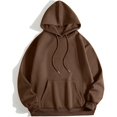 thumbnail image 4 of WEAIXIMIUNG Chandails en Molleton pour Femmes Tendance à Capuche Graphique chandail-Over Automne et Hiver Mode Ample Imprimé Rugby, 4 of 5