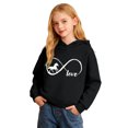 thumbnail image 3 of WOYY Toddler Girls Horse Print Hoodie Cozy Casual Hooded Sweatshirt, Sizes 2-3T, 3 of 3