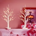thumbnail image 4 of TETOU 2Pcs 2ft Birch Trees with Warm White Lights, Total 48LED Lighted Birch Tree, Battery Operated Artificial Fairy Light Tree, Christmas Easter Valentines Decoration for Home Indoor Table Mantel, 4 of 11