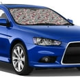 thumbnail image 4 of Fotbe Daisies Flowers Car Windshield Sunshade | Sun Visor Protector Front Window Shade, Keeps Out UV Rays, Keeps Your Vehicle Cool-Medium, 4 of 7