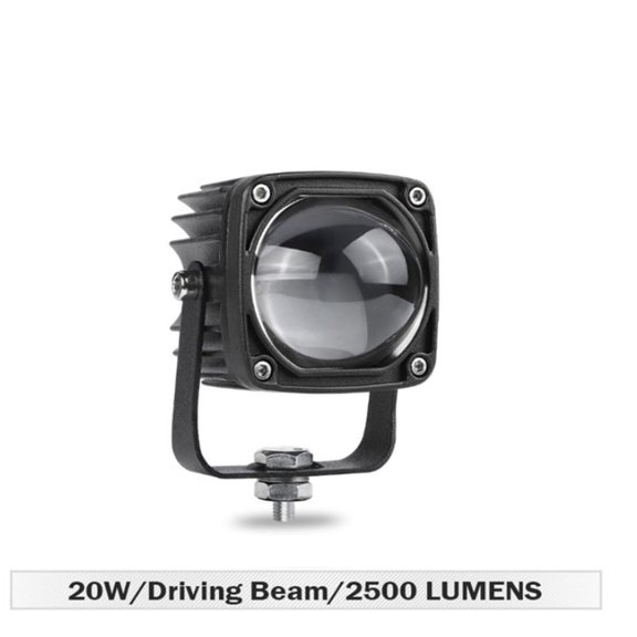 2Pcs 2" 20W LED Work Light Bar Spot Off-Road Driving Fog Lamp For Car Truck Boat
