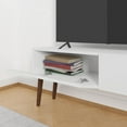 thumbnail image 5 of UGOS FURNITURE Modern Industrial Media Television Stand, Laminate White, 11.81'', 5 of 6