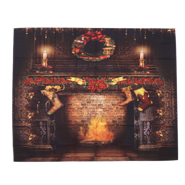 Telón De Fondo De Tapiz De Navidad, Tapiz De Pared De Navidad De Moda Colorido Portátil Resistente A La Decoloración Para Celebraciones Para Fotografía De Niños