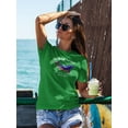 thumbnail image 2 of Ocean Spirit Colorful Whale Shaped T-Shirt Women -Image by Shutterstock, Female Large, 2 of 4