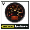 thumbnail image 2 of Waterproof GPS Speedometer Odometer 0-70 Knots 0-80 MPH Speed Gauge With 8 Color Backlight 12V/24V For Car Boat Motorcycle, 2 of 7