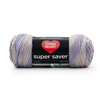 Red Heart® Super Saver™ #4 Worsted Acrylic Yarn, Mulberry mix 5oz/142g 236yd