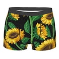 thumbnail image 5 of Uemuo Sunflower 1 Pattern Men's Boxer Briefs,Trunk Anti-Chafing,Comfortable, Durable, and Stylish Underwear-Large, 5 of 9
