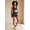 thumbnail image 5 of Women’s Three Pocket Basic Active Shorts, Moisture Wicking Comfortable Wear, 5 of 6