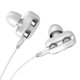thumbnail image 2 of Auriculares con cable con el volumen micrófono auriculares ajustables auriculares auriculares auriculares de escucha de escucha dual bobina dinámica blanca 3.5 mm Jack Inevent EL023231-04B, 2 of 7