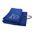 thumbnail image 4 of Toalla de limpieza de palos de golf, toalla de golf para bolsas de golf para mujeres, hombres, práctica de gimnasio Azul Zulema toallas de golf, 4 of 8