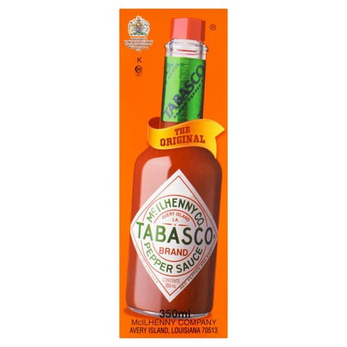 Tabasco Original Red Pepper Hot Sauce 350ml, British Import (Pack of 2)
