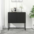 thumbnail image 1 of vidaXL Sideboard Black 75x35x75 cm Steel, 1 of 5