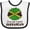 White and Black, variant on Inktastic I'm So Cute, I Must Be Jamaican Jamaica Flag Sunflower Boys or Girls Baby Bib