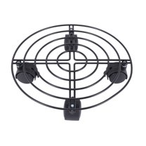 Metal Plant Flower Pot Stand Trolley Caddy on Wheels Indoor Outdoor Home Garden tools