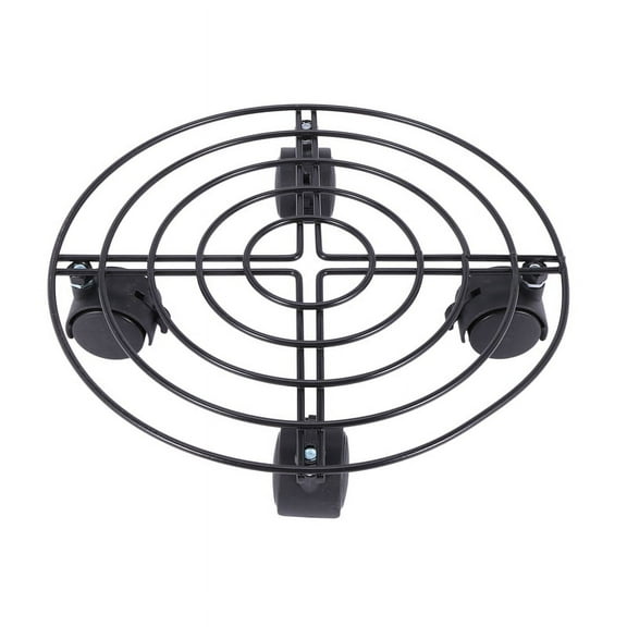 Metal Plant Flower Pot Stand Trolley Caddy on Wheels Indoor Outdoor Home Garden tools