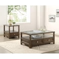 thumbnail image 7 of Bowery Hill Wood 2 Drawer Coffee Table in brown Cherry Finish, 7 of 7