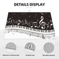 thumbnail image 3 of Balery Piano Keys With Musical Notes Alfombrilla de Secado para Cocina, 18x24 Pulgadas, Súper Absorbente para Platos y Encimeras, 3 of 7