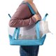 thumbnail image 5 of Bolsa para gatos de malla de nailon transparente, portátil para mascotas, plegable, de un hombro, de bandolera, azul cielo, 5 of 6