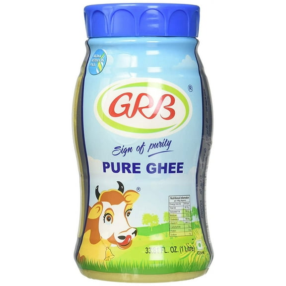 GRB Pure Ghee - 33.81 Fl. Oz., 1 Litre