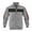 Gray, variant on Kaemgyyd Winter Coats for Men Full Zip Lightweight Color Block Jackets Soft Warm Stand Collar Outwear with Pockets