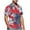 Hot Pink, variant on Chiccall Mens Hawaiian Graphic Shirts Summer Beach Button Down Short Sleeve Casual Tropical Vacation Blouse Tops White L