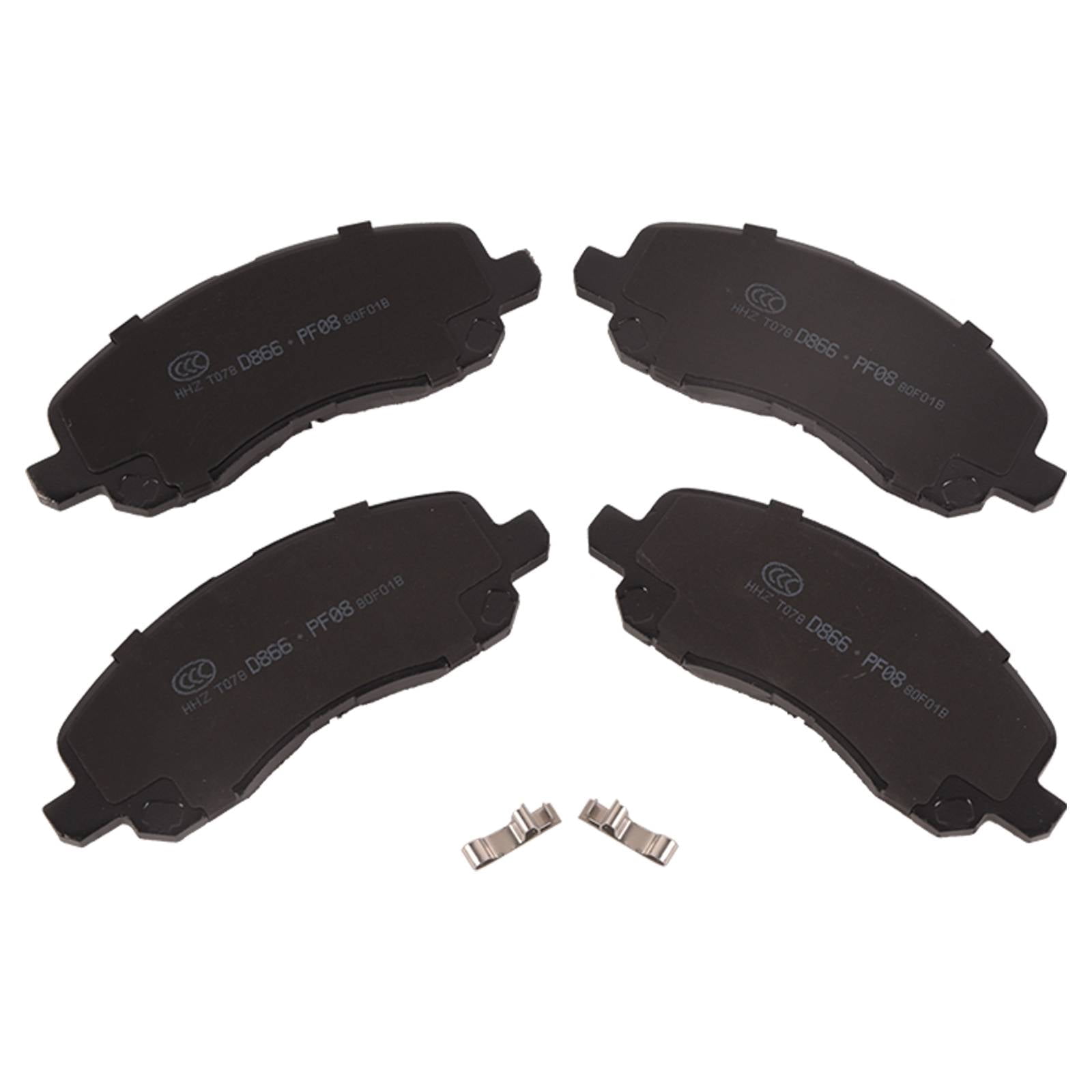 PowerStop Front Z17 Evolution Ceramic Brake Pads with Hardware 17