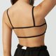 thumbnail image 3 of Top corto deportivo para mujer - Bralette sin tirantes de estilo urbano - Elástico en el pecho para entrenamientos de verano, 3 of 8