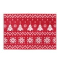 thumbnail image 2 of Washable Christmas Area Rugs Ultra-Soft Festive Decorative Throw Carpet Xmas Trees Snowflakes Accent Runner Rug Non-Slip Stain-Resistant Indoor Rugs for Bedroom Living Room Nursery, 2 of 8