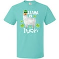 thumbnail image 3 of Inktastic St. Patrick's Day Llama Be Irish with Green Shamrocks T-Shirt, 3 of 5