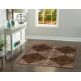 thumbnail image 4 of Linon Home Décor Hi Lo Area Rug Collection, Brown and Beige, 2' x 3', 4 of 5