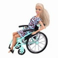 thumbnail image 4 of A-Waroom 12 inch Doll Accessary Doll Wheelchair Doll Cane Simulation Miniature Wheelchair Cane set Model Ornament Folding Wheelchair Toy for 12 inch Doll, 4 of 5
