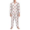 thumbnail image 3 of Fotbe Different Mushrooms Pijama de Hombre con Estampado de Manga Larga, Conjunto de 2 Piezas, Ropa de Dormir Suave y Cómoda con Bolsillos-Medium, 3 of 7