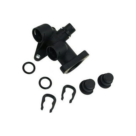 Engine Coolant Outlet Flange - Compatible with 1997 - 2000 Audi A4 Quattro 1.8L 4-Cylinder 1998 1999