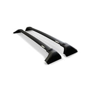 BRIGHTLINES Crossbars Roof Rack Replacement for Toyota Highlander with Flush Side Rails XLE,XSE Limited Platinum Hybrid 2020 - 2026, Black Aluminum Top Cargo Rack, Set of 2 Pieces