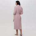 thumbnail image 2 of Women's Adyson Parker Long Sleeve Belted Robe Color: Light Heather Grey Size: XX LARGE, 2 of 4