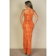 thumbnail image 7 of Capella Tie Dye Printed Cami Bodycon Scoop Neck Maxi Dress - Rosa Apparel, 7 of 7