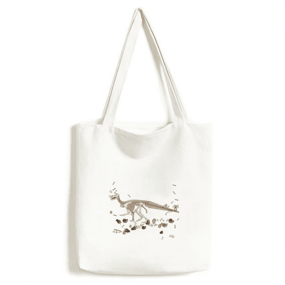 miniature dinosaur b bs tote canvas bag shopping satchel casual handbag