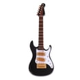 thumbnail image 3 of LOLIPPYY Miniature Guitar Ornament for Birthday Party Decor, Black 10cm Guitarra Model with Box and Black Plastic Stand, 3 of 7