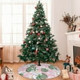 thumbnail image 7 of Rateoe Lilies Flowers Print Christmas Tree Skirt 30" for Xmas Holiday New Year Party Circle Tree Mat Ornaments Decoration, 7 of 7