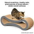 thumbnail image 3 of PetFusion Cat Scratcher Lounge - Deluxe (Slate Gray), 3 of 6