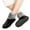 Black, variant on Women's Lined Thermal Socks for Winter Warmth Indoor Bedroom Non- Home Comfort Size:One Size