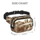 thumbnail image 4 of Fotbe Train Cangurera Cuadrada con Estampado de Doble Capa, Bolsa de Cintura Ajustable Mini para Hombres y Mujeres, 4 of 9