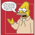 thumbnail image 2 of Men's The Simpsons Grandpa Simpson Quote Graphic Tee Red Heather X Large, 2 of 5