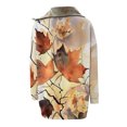 thumbnail image 5 of Pntutb Mujeres Moda Casual tops Manga Larga Impreso Cuello Alto Suelto Cremallera Pullover Sudaderas Pntutb Pntutb-284, 5 of 5
