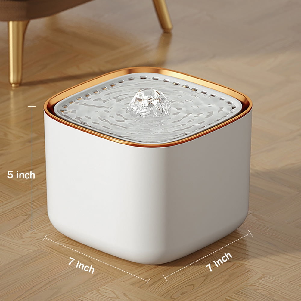 Cat Water Fountain 103oz/3L Pet Fountain with Smart Pump Cat Dog Automatic Drinking Water Dispenser