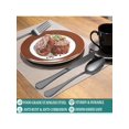 thumbnail image 4 of 24 Pieces Flatware Set, Caliamary Stainless Steel Flatware Set With Silverware Holder Spoons Forks Knives,Utensils Set Service For 6,Gold Mirror Polis, 4 of 5