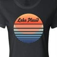 thumbnail image 4 of Inktastic Lake Placid Retro Sunset Women's T-Shirt, 4 of 5