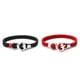 thumbnail image 5 of Jumpingount trenzada Estética retro Brazalete tejido Traje de boda Fiesta Novio Vacaciones Señoras Joyería Rojo Rojo 20Conjunto, 5 of 6