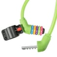 thumbnail image 5 of Uxcell 1.2M Bike Lock Cable, 5 Digit Resettable Combination Anti Theft for Motorcycles and Bicycles, Green, 5 of 5