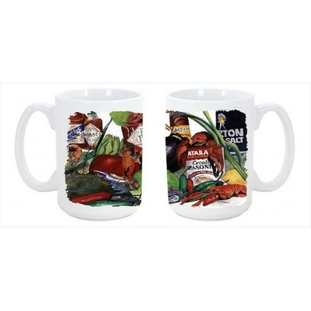 

Louisiana Spices Dishwasher Safe Microwavable Ceramic Coffee Mug 15 oz.